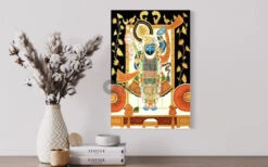 Blue Lord Shreenath Ji Pichwai Canvas Giclee Print(Divine Splendor Blue Lord Shreenath Ji Pichwai Canvas Giclee Print Embrace Tradition In Every Inch) 12 Blue Lord Shreenath Ji Pichwai Canvas Giclee Print(Divine Splendor Blue Lord Shreenath Ji Pichwai Canvas Giclee Print Embrace Tradition In Every Inch) -Artociti Sale Store blue lord shreenath ji pichwai canvas giclee print 30x20 inches 840