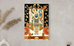 Blue Lord Shreenath Ji Pichwai Canvas Giclee Print(Divine Splendor Blue Lord Shreenath Ji Pichwai Canvas Giclee Print Embrace Tradition In Every Inch)