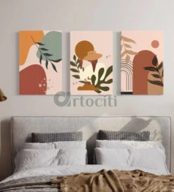 Boho Chic Canvas Painting (Set Of 3)(Boho Chic Canvas Painting Set Of 3) 10 Boho Chic Canvas Painting (Set Of 3)(Boho Chic Canvas Painting Set Of 3) -Artociti Sale Store boho chic canvas painting set of 3 833