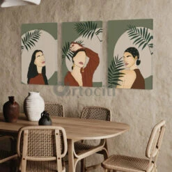 Boho Chic Trio: Set Of 3 Abstract Ladies Modern Art Canvas Prints(Boho Chic Trio Set Of 3 Abstract Ladies Modern Art Canvas Prints 24x16 30x20 Inches) 16 Boho Chic Trio: Set Of 3 Abstract Ladies Modern Art Canvas Prints(Boho Chic Trio Set Of 3 Abstract Ladies Modern Art Canvas Prints 24x16 30x20 Inches) -Artociti Sale Store boho chic trio set of 3 abstract ladies modern art canvas prints 30x20 inches 911