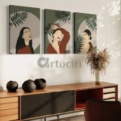 Boho Chic Trio: Set Of 3 Abstract Ladies Modern Art Canvas Prints(Boho Chic Trio Set Of 3 Abstract Ladies Modern Art Canvas Prints 24x16 30x20 Inches) 14 Boho Chic Trio: Set Of 3 Abstract Ladies Modern Art Canvas Prints(Boho Chic Trio Set Of 3 Abstract Ladies Modern Art Canvas Prints 24x16 30x20 Inches) -Artociti Sale Store boho chic trio set of 3 abstract ladies modern art canvas prints 478