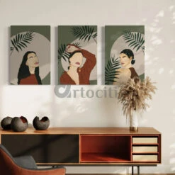 Boho Chic Trio: Set Of 3 Abstract Ladies Modern Art Canvas Prints(Boho Chic Trio Set Of 3 Abstract Ladies Modern Art Canvas Prints 24x16 30x20 Inches) 13 Boho Chic Trio: Set Of 3 Abstract Ladies Modern Art Canvas Prints(Boho Chic Trio Set Of 3 Abstract Ladies Modern Art Canvas Prints 24x16 30x20 Inches) -Artociti Sale Store boho chic trio set of 3 abstract ladies modern art canvas prints 881
