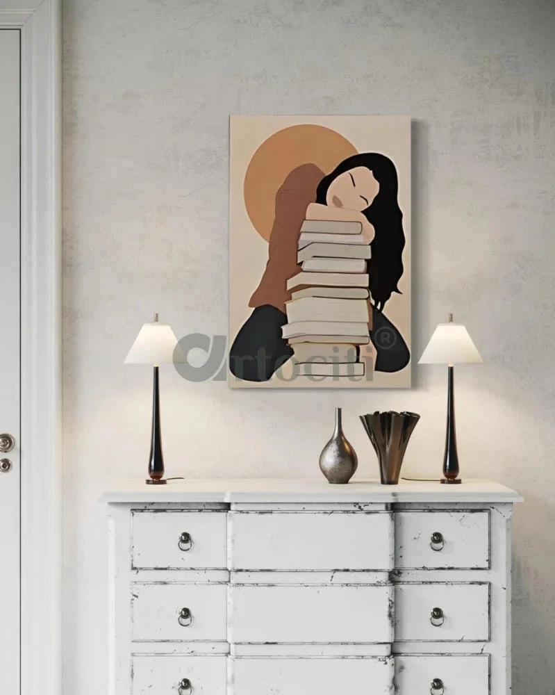 Boho Chic Woman Illustration Famous Canvas Painting Art(Boho Chic Woman Illustration Canvas Stylish Girl Art Print For Modern Interiors) 3 Boho Chic Woman Illustration Famous Canvas Painting Art(Boho Chic Woman Illustration Canvas Stylish Girl Art Print For Modern Interiors)