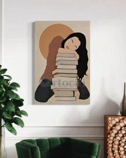 Boho Chic Woman Illustration Famous Canvas Painting Art(Boho Chic Woman Illustration Canvas Stylish Girl Art Print For Modern Interiors) 10 Boho Chic Woman Illustration Famous Canvas Painting Art(Boho Chic Woman Illustration Canvas Stylish Girl Art Print For Modern Interiors) -Artociti Sale Store boho chic woman illustration famous canvas painting art 48x32 inch 755