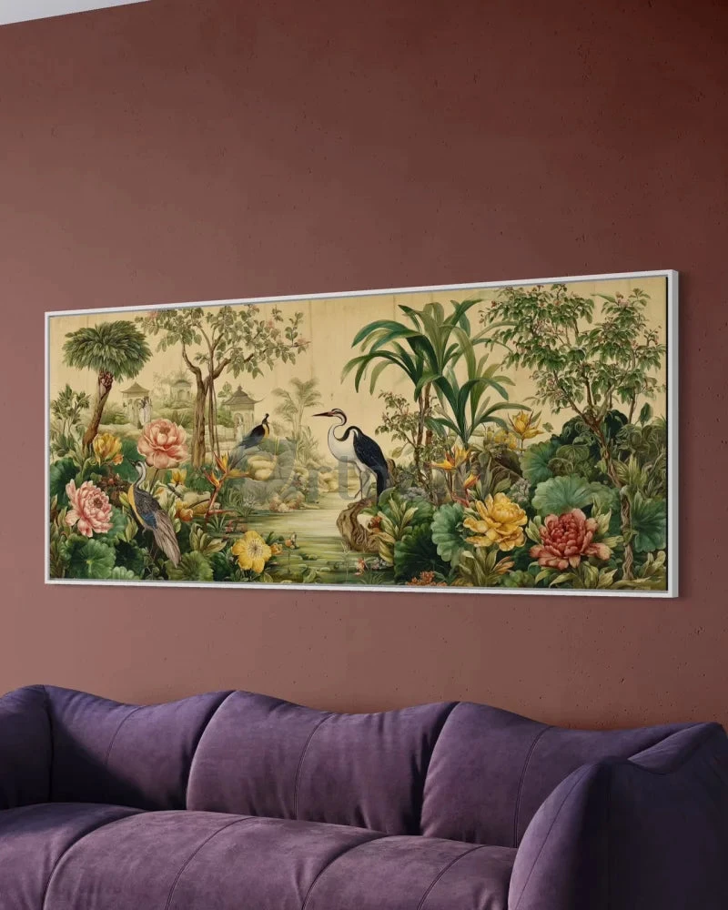 Botanical Garden With Birds Vintage Floral And Bird Modern Abstract Canvas Painting(Botanical Garden With Birds Vintage Floral And Bird Modern Abstract Canvas Painting) 8 Botanical Garden With Birds Vintage Floral And Bird Modern Abstract Canvas Painting(Botanical Garden With Birds Vintage Floral And Bird Modern Abstract Canvas Painting) - Image 6