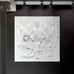 Chattrapati Shivaji Maharaj 3D Relief Mural (6x6 Feet)(6x6 Feet Chattrapati Shivaji Maharaj 3d Relief Mural Wall Art Royal Resin Elegance) -Artociti Sale Store chattrapati shivaji maharaj 3d relief mural 6x6 feet 296