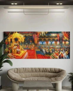 Chhatrapati Shivaji Maharaj Rajyaabhishiek Canvas Giclee Print Wall Art(Chhatrapati Shivaji Maharaj Rajyaabhishiekcoronation Canvas Giclee Print High Quality Wall Art Ready To Hang) 16 Chhatrapati Shivaji Maharaj Rajyaabhishiek Canvas Giclee Print Wall Art(Chhatrapati Shivaji Maharaj Rajyaabhishiekcoronation Canvas Giclee Print High Quality Wall Art Ready To Hang) -Artociti Sale Store chhatrapati shivaji maharaj rajyaabhishiek canvas giclee print wall art 513