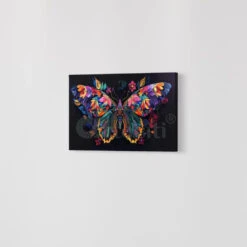 Colorful Butterfly Modern Abstract Canvas Giclee Print(Colorful Butterfly Modern Abstract Canvas Giclee Print) -Artociti Sale Store colorful butterfly modern abstract canvas giclee print 18x12 inches 982