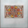 Colourful Madhubani Krishna Leela Canvas Painting(Krishna Madhubani Painting 01)