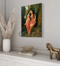 Damayanti Deserted In The Forest By Raja Ravi Varma Famous Canvas Painting(Damayanti Deserted In The Forest By Raja Ravi Varma Famous Canvas Painting) -Artociti Sale Store damayanti deserted in the forest by raja ravi varma famous canvas painting verma 295