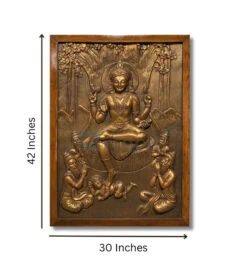 Divine Enlightenment Dakshinamurthy 3D Relief Mural(Divine Enlightenment Dakshinamurthy 3d Relief Mural) -Artociti Sale Store divine enlightenment dakshinamurthy 3d relief mural wall art 215