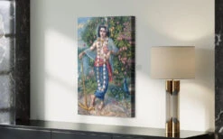 Divine Majesty Lord Balarama Indian Ethnic Canvas Giclee Print(Divine Majesty Lord Balarama Canvas Giclee Print 380 Gsm Shri Krishna Indian Ethinic) -Artociti Sale Store divine majesty lord balarama indian ethnic canvas giclee print 30x20 inches 293