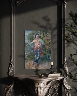 Divine Majesty Lord Balarama Indian Ethnic Canvas Giclee Print(Divine Majesty Lord Balarama Canvas Giclee Print 380 Gsm Shri Krishna Indian Ethinic) -Artociti Sale Store divine majesty lord balarama indian ethnic canvas giclee print 678