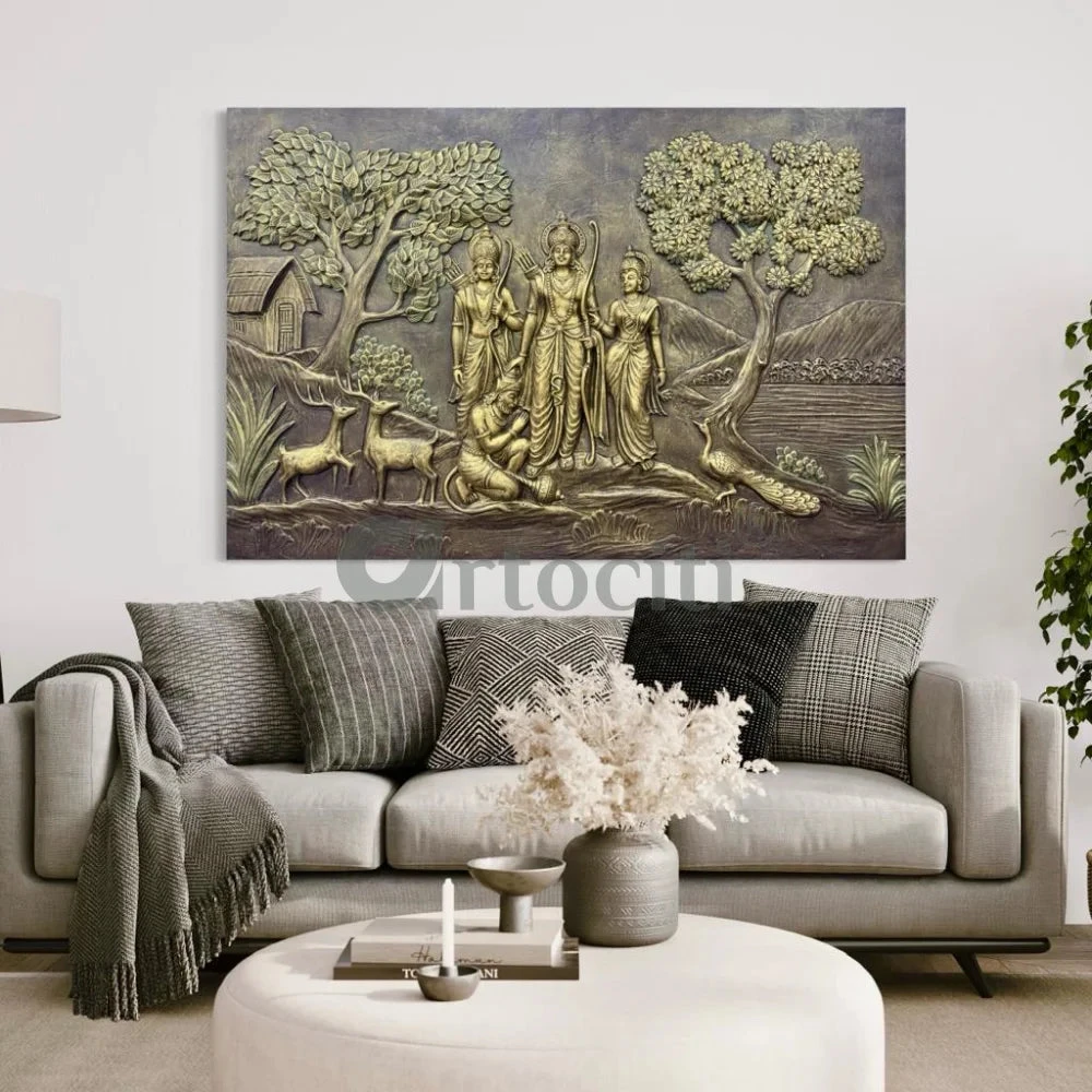 Divine Ram Darbar 3D Relief Mural | 6X4 And 8X5 Feet(Divine Ram Darbar 3d Relief Mural Epitome Of Spiritual Elegance 1) 4 Divine Ram Darbar 3D Relief Mural | 6X4 And 8X5 Feet(Divine Ram Darbar 3d Relief Mural Epitome Of Spiritual Elegance 1) - Image 2