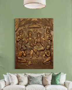 Divine Ram Darbar 3D Relief Mural Wall Art(Divine Ram Darbar 3d Relief Mural Epitome Of Spiritual Elegance) -Artociti Sale Store divine ram darbar 3d relief mural wall art 116