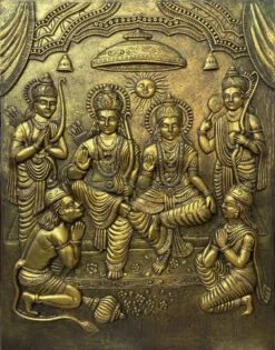 Divine Ram Darbar 3D Relief Mural Wall Art(Divine Ram Darbar 3d Relief Mural Epitome Of Spiritual Elegance) -Artociti Sale Store divine ram darbar 3d relief mural wall art 997