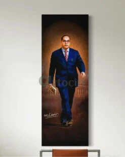 Dr. B. R. Ambedkar Walking Canvas Painting | Premium Giclée Canvas Print | Available In Mounted & Roll Format(Dr B R Ambedkar Walking Canvas Painting Premium Giclee Canvas Print Available In Mounted Roll Format) 10 Dr. B. R. Ambedkar Walking Canvas Painting | Premium Giclée Canvas Print | Available In Mounted & Roll Format(Dr B R Ambedkar Walking Canvas Painting Premium Giclee Canvas Print Available In Mounted Roll Format) -Artociti Sale Store dr b r ambedkar walking canvas painting premium giclee print available in mounted roll format 56x20 inch 106