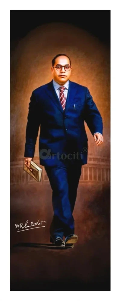 Dr. B. R. Ambedkar Walking Canvas Painting | Premium Giclée Canvas Print | Available In Mounted & Roll Format(Dr B R Ambedkar Walking Canvas Painting Premium Giclee Canvas Print Available In Mounted Roll Format) 7 Dr. B. R. Ambedkar Walking Canvas Painting | Premium Giclée Canvas Print | Available In Mounted & Roll Format(Dr B R Ambedkar Walking Canvas Painting Premium Giclee Canvas Print Available In Mounted Roll Format) - Image 5