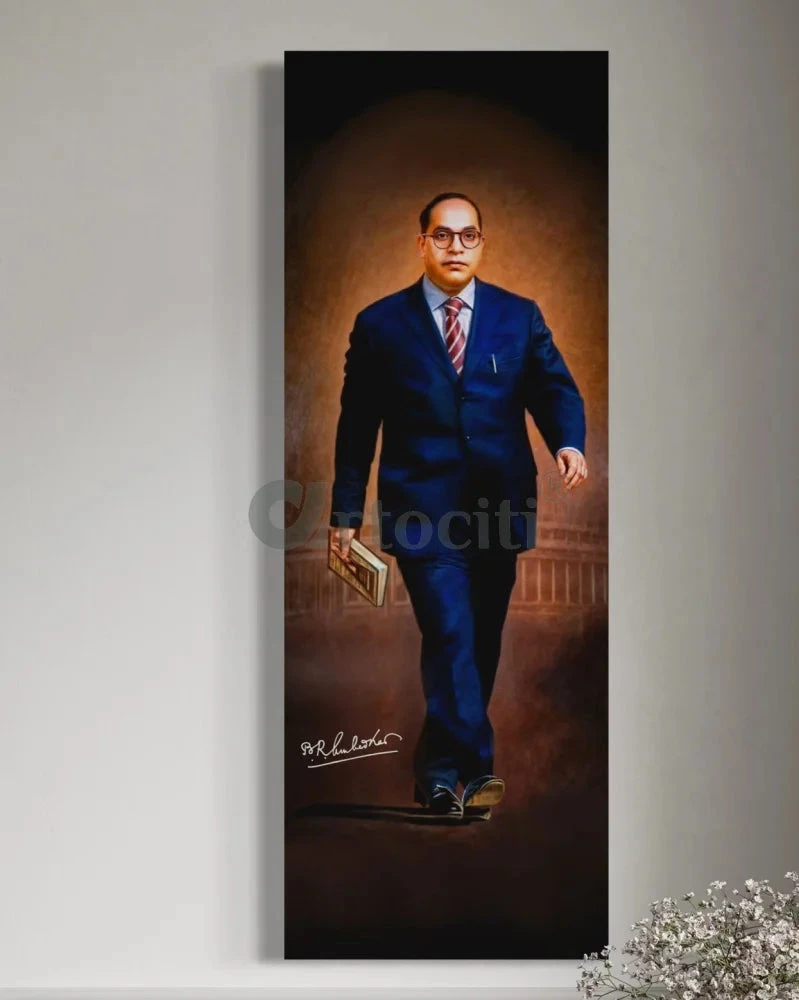 Dr. B. R. Ambedkar Walking Canvas Painting | Premium Giclée Canvas Print | Available In Mounted & Roll Format(Dr B R Ambedkar Walking Canvas Painting Premium Giclee Canvas Print Available In Mounted Roll Format) 4 Dr. B. R. Ambedkar Walking Canvas Painting | Premium Giclée Canvas Print | Available In Mounted & Roll Format(Dr B R Ambedkar Walking Canvas Painting Premium Giclee Canvas Print Available In Mounted Roll Format) - Image 2