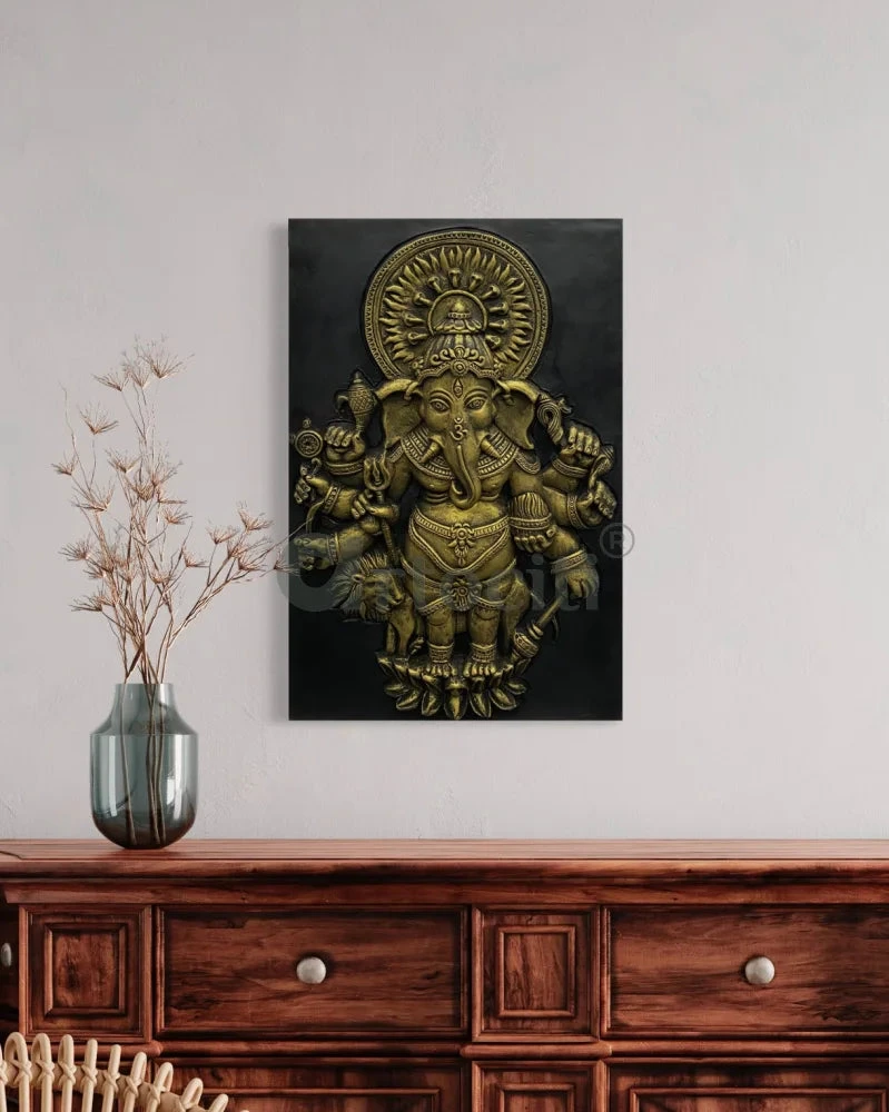 Drishti Ganesha 3D Relief Mural Wall Art(Drishti Ganesha 3d Relief Mural Wall Art Shubh Drishti Vighnaharta Ganesh Idol) 19 Drishti Ganesha 3D Relief Mural Wall Art(Drishti Ganesha 3d Relief Mural Wall Art Shubh Drishti Vighnaharta Ganesh Idol) - Image 17