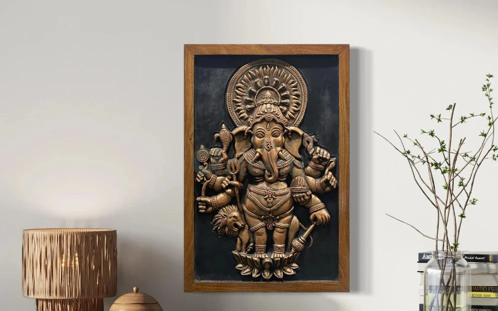 Drishti Ganesha 3D Relief Mural Wall Art(Drishti Ganesha 3d Relief Mural Wall Art Shubh Drishti Vighnaharta Ganesh Idol) 12 Drishti Ganesha 3D Relief Mural Wall Art(Drishti Ganesha 3d Relief Mural Wall Art Shubh Drishti Vighnaharta Ganesh Idol) - Image 10