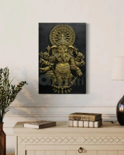 Drishti Ganesha 3D Relief Mural Wall Art(Drishti Ganesha 3d Relief Mural Wall Art Shubh Drishti Vighnaharta Ganesh Idol) 39 Drishti Ganesha 3D Relief Mural Wall Art(Drishti Ganesha 3d Relief Mural Wall Art Shubh Drishti Vighnaharta Ganesh Idol) -Artociti Sale Store drishti ganesha 3d relief mural wall art decor 464