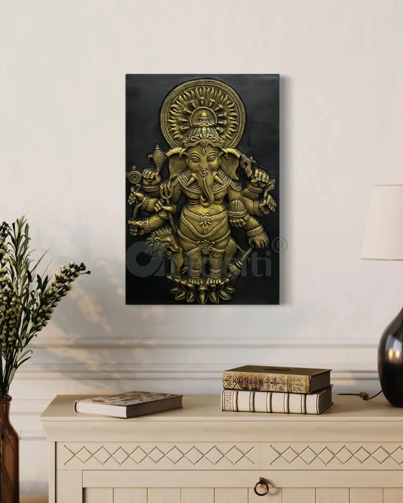 Drishti Ganesha 3D Relief Mural Wall Art(Drishti Ganesha 3d Relief Mural Wall Art Shubh Drishti Vighnaharta Ganesh Idol) 20 Drishti Ganesha 3D Relief Mural Wall Art(Drishti Ganesha 3d Relief Mural Wall Art Shubh Drishti Vighnaharta Ganesh Idol) - Image 18