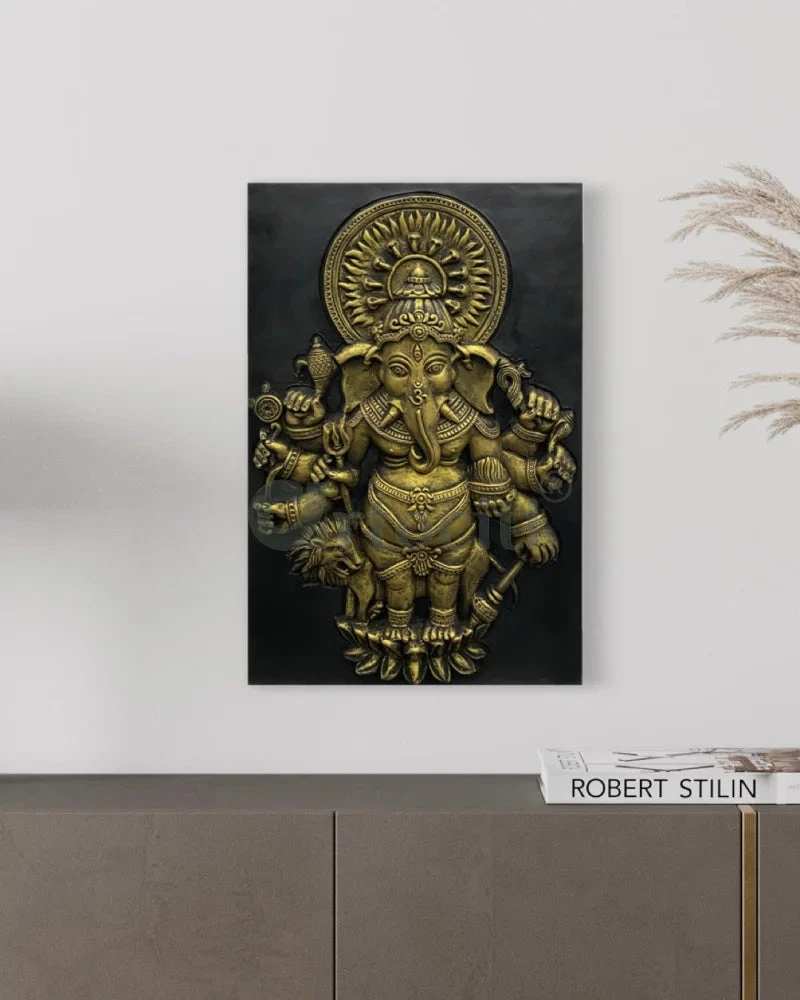 Drishti Ganesha 3D Relief Mural Wall Art(Drishti Ganesha 3d Relief Mural Wall Art Shubh Drishti Vighnaharta Ganesh Idol) 18 Drishti Ganesha 3D Relief Mural Wall Art(Drishti Ganesha 3d Relief Mural Wall Art Shubh Drishti Vighnaharta Ganesh Idol) - Image 16