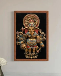 Drishti Ganesha 3D Relief Mural Wall Art(Drishti Ganesha 3d Relief Mural Wall Art Shubh Drishti Vighnaharta Ganesh Idol) 35 Drishti Ganesha 3D Relief Mural Wall Art(Drishti Ganesha 3d Relief Mural Wall Art Shubh Drishti Vighnaharta Ganesh Idol) -Artociti Sale Store drishti ganesha 3d relief mural wall art decor 723