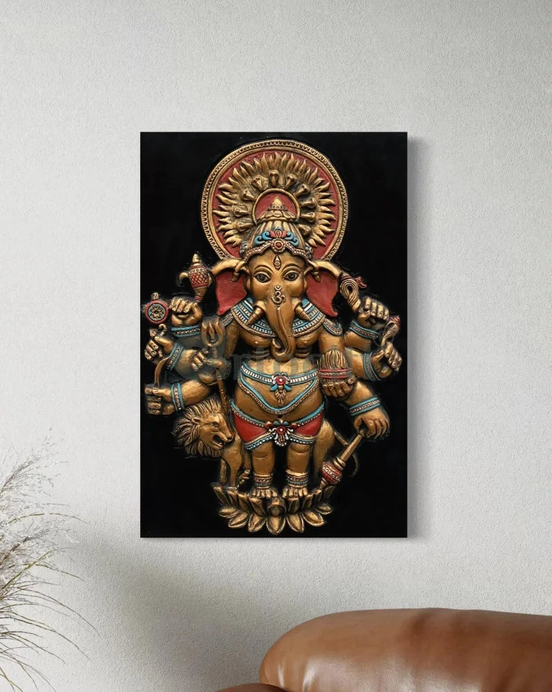 Drishti Ganesha 3D Relief Mural Wall Art(Drishti Ganesha 3d Relief Mural Wall Art Shubh Drishti Vighnaharta Ganesh Idol) 8 Drishti Ganesha 3D Relief Mural Wall Art(Drishti Ganesha 3d Relief Mural Wall Art Shubh Drishti Vighnaharta Ganesh Idol) - Image 6