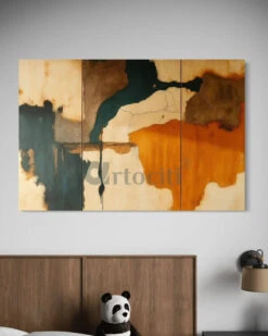 Elation VII By Artist Dora Stork | Rustic Earth Modern Abstract Canvas Painting(Elation Vii By Artist Dora Stork Rustic Earth Modern Abstract Canvas Painting) -Artociti Sale Store elation vii by artist dora stork rustic earth modern abstract canvas painting 30x20 inch 926