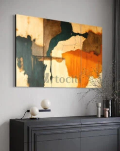 Elation VII By Artist Dora Stork | Rustic Earth Modern Abstract Canvas Painting(Elation Vii By Artist Dora Stork Rustic Earth Modern Abstract Canvas Painting) -Artociti Sale Store elation vii by artist dora stork rustic earth modern abstract canvas painting 840