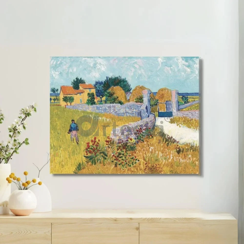 Farmhouse In Provence By Van Gogh Large Canvas Painting(Farmhouse In Provence By Vincent Van Gogh Large Size 28x22 Inches Canvas Painting High Quality Giclee Print Ready To Hang) 3 Farmhouse In Provence By Van Gogh Large Canvas Painting(Farmhouse In Provence By Vincent Van Gogh Large Size 28x22 Inches Canvas Painting High Quality Giclee Print Ready To Hang)