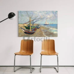 Fishing Boats On The Beach At Saintes Maries By Vincent Van Gogh Canvas Giclee Print(Fishing Boats On The Beach At Saintes Maries By Vincent Van Gogh Canvas Print Dive Into Tranquil Waters Of Artistry) 15 Fishing Boats On The Beach At Saintes Maries By Vincent Van Gogh Canvas Giclee Print(Fishing Boats On The Beach At Saintes Maries By Vincent Van Gogh Canvas Print Dive Into Tranquil Waters Of Artistry) -Artociti Sale Store fishing boats on the beach at saintes maries by vincent van gogh canvas giclee print 383