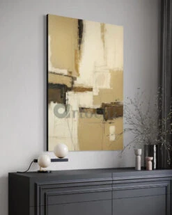 Forms In Abstractions | Abstract In Beige 3 Modern Abstract Canvas Painting(Forms In Abstractions Abstract In Beige 3 Modern Abstract Canvas Painting) -Artociti Sale Store forms in abstractions abstract beige 3 modern canvas painting 420