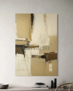 Forms In Abstractions | Abstract In Beige 3 Modern Abstract Canvas Painting(Forms In Abstractions Abstract In Beige 3 Modern Abstract Canvas Painting) -Artociti Sale Store forms in abstractions abstract beige 3 modern canvas painting 493