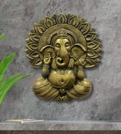 Ganesha With Chakra 3D Relief Mural Wall Art(Ganesha With Chakra 3d Relief Mural Wall Art Divine Harmon Elevate Your Space With Sacred Serenity)