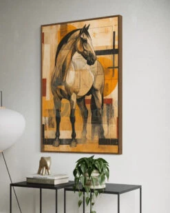 Geometric Horse Modern Abstract Canvas Painting(Geometric Horse Modern Abstract Canvas Painting) 14 Geometric Horse Modern Abstract Canvas Painting(Geometric Horse Modern Abstract Canvas Painting) -Artociti Sale Store geometric horse modern abstract canvas painting 139