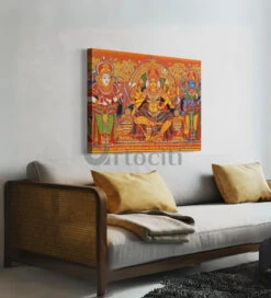 Goddess Durga Kerala Mural Art Canvas Giclee Print(Divine Mastery Goddess Durga Kerala Mural Art Canvas Giclee Print Elevate Your Space With Timeless Elegance) 13 Goddess Durga Kerala Mural Art Canvas Giclee Print(Divine Mastery Goddess Durga Kerala Mural Art Canvas Giclee Print Elevate Your Space With Timeless Elegance) -Artociti Sale Store goddess durga kerala mural art canvas giclee print 541