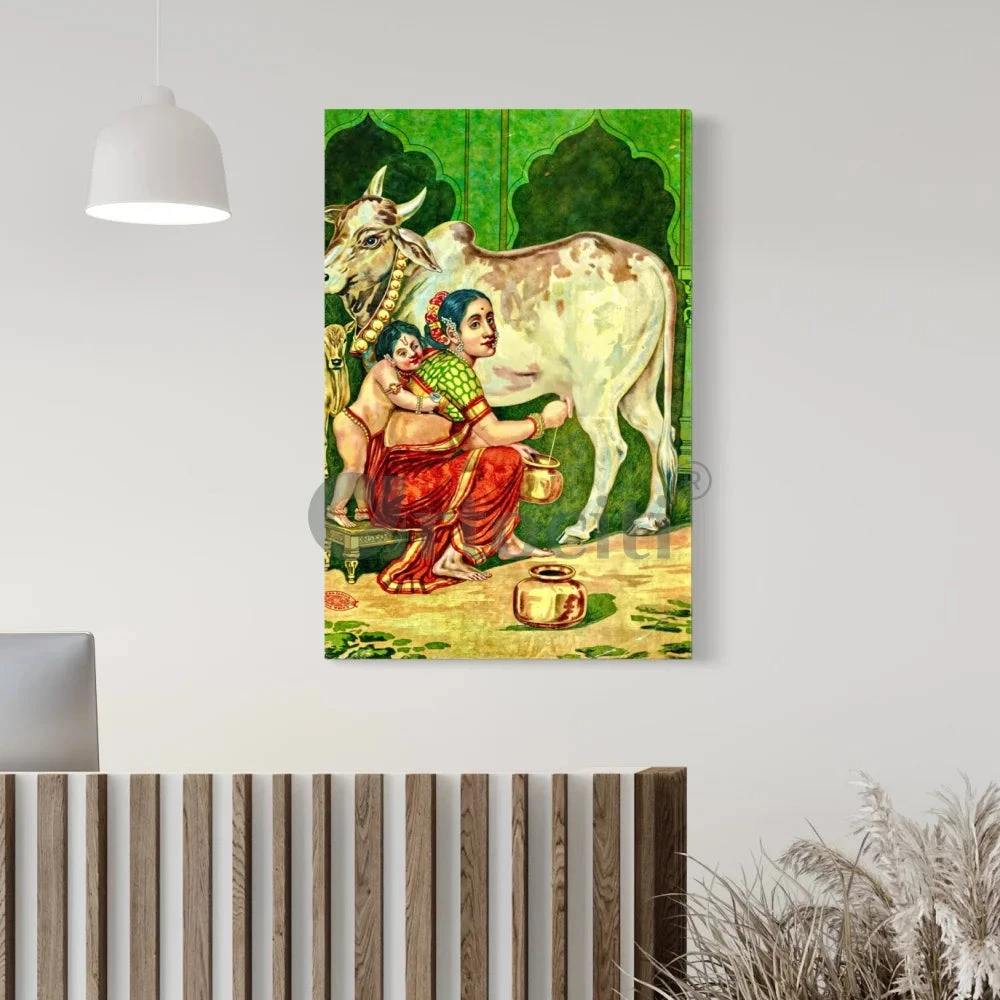 Godohan By Raja Ravi Varma Famous Canvas Painting(Godohan By Raja Ravi Varma Famous Canvas Painting) 4 Godohan By Raja Ravi Varma Famous Canvas Painting(Godohan By Raja Ravi Varma Famous Canvas Painting) - Image 2