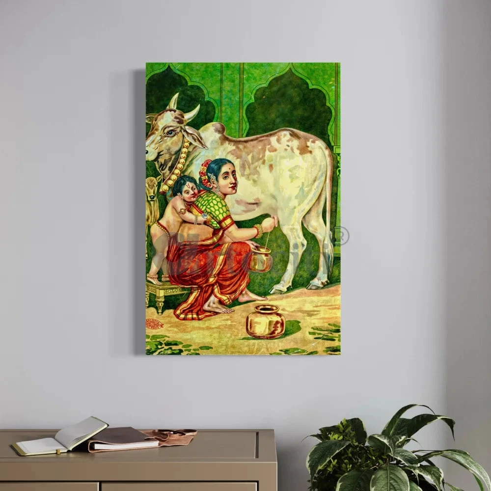 Godohan By Raja Ravi Varma Famous Canvas Painting(Godohan By Raja Ravi Varma Famous Canvas Painting) 3 Godohan By Raja Ravi Varma Famous Canvas Painting(Godohan By Raja Ravi Varma Famous Canvas Painting)