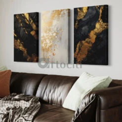 Golden-Black Abstract Canvas Trio Modern Abstract Canvas Painting(Elegance In Contrast Golden Black Marble Abstract Canvas Set Modern Abstract Canvas Painting) 18 Golden-Black Abstract Canvas Trio Modern Abstract Canvas Painting(Elegance In Contrast Golden Black Marble Abstract Canvas Set Modern Abstract Canvas Painting) -Artociti Sale Store golden black abstract canvas trio modern painting 810