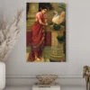 Hamsa Damayanthi By Raja Ravi Varma Famous Canvas Painting(Copy Of Raja Ravi Varma Famous Paintings Hamsa Damayanthi Radha In The Moonlight Lakashmi Canvas Painting Size 24x16 Inches) -Artociti Sale Store hamsa damayanthi by raja ravi varma famous canvas painting 18x12 inches verma 712