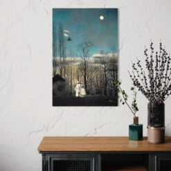 Henri Rousseau: Carnival Evening (1886) Canvas Gallery Wrapped Print(Henri Rousseau Carnival Evening 1886 Canvas Gallery Wrapped Print)