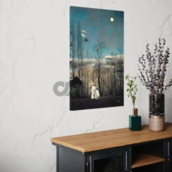 Henri Rousseau: Carnival Evening (1886) Canvas Gallery Wrapped Print(Henri Rousseau Carnival Evening 1886 Canvas Gallery Wrapped Print) -Artociti Sale Store henri rousseau carnival evening 1886 canvas gallery wrapped print buddha wall decor 366