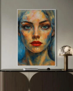 Impressionist Women Face Modern Abstract Canvas Painting(Impressionist Women Face Modern Abstract Canvas Painting) -Artociti Sale Store impressionist women face modern abstract canvas painting 30x20 inches 612