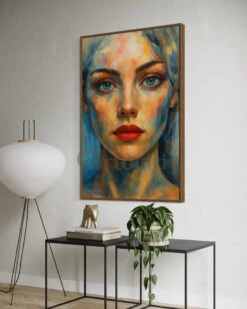 Impressionist Women Face Modern Abstract Canvas Painting(Impressionist Women Face Modern Abstract Canvas Painting) -Artociti Sale Store impressionist women face modern abstract canvas painting 785
