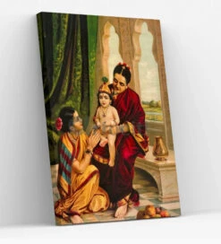 Infant Krishna With Yashoda By Raja Ravi Varma Famous Canvas Painting(Infant Krishna Sitting On Yashodas Lap Raja Ravi Varma Famous Canvas Painting) 12 Infant Krishna With Yashoda By Raja Ravi Varma Famous Canvas Painting(Infant Krishna Sitting On Yashodas Lap Raja Ravi Varma Famous Canvas Painting) -Artociti Sale Store infant krishna with yashoda by raja ravi varma famous canvas painting 30x20 inches verma 798
