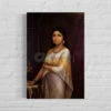 Kerala Royal Lady By Raja Ravi Varma Canvas Painting(Kerala Royal Lady By Raja Ravi Varma Famous Canvas Painting Malyali Beauty) -Artociti Sale Store kerala royal lady by raja ravi varma canvas painting 239