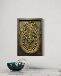 Khatu Shyam 3D Relief Mural Wall Art(Khatu Shyam 3d Relief Mural Wall Art Khatoo Elevate Your Space) -Artociti Sale Store khatu shyam 3d relief mural wall art 515